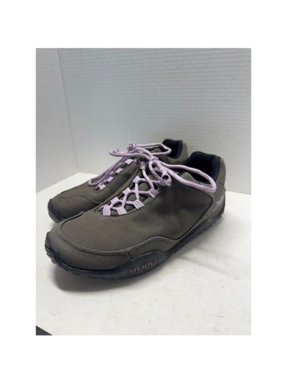 Kuru Chicane Womens 8.5 Hiking Shoes Charcoal Grey Lavender Orthopedic Sneakers